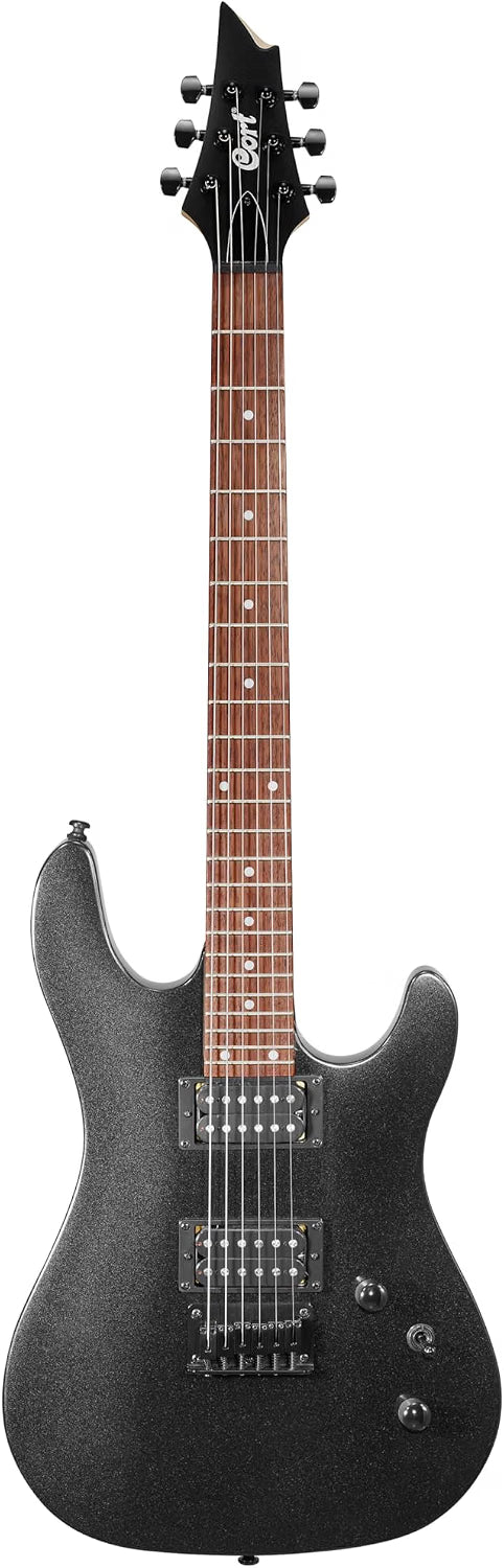 Cort KX100BKM KX Series Electric Guitar. Black Metallic