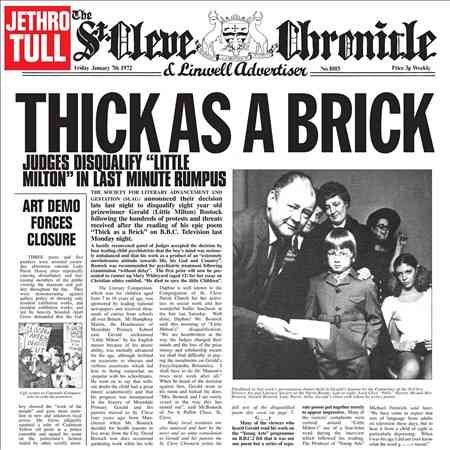 Jethro Tull THICK AS A BRICK