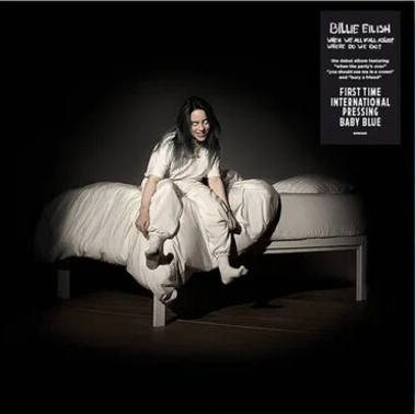 Billie Eilish When We All Fall Asleep Where Do We Go (Limited Edition, International Pressing, Baby Blue Colored Vinyl) [Import]