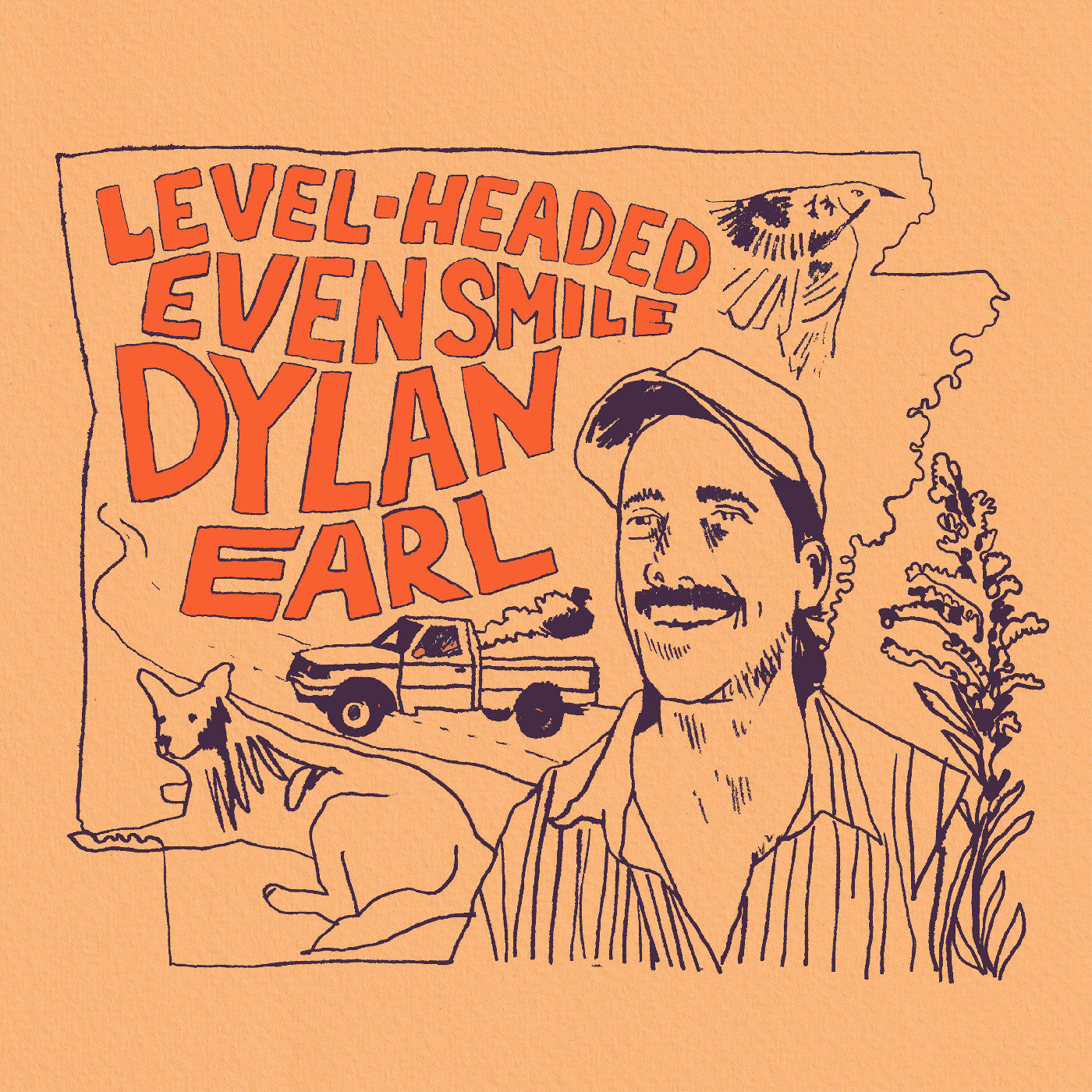 Dylan Earl Level-Headed Even Smile (Indie Exclusive Turquoise Vinyl)
