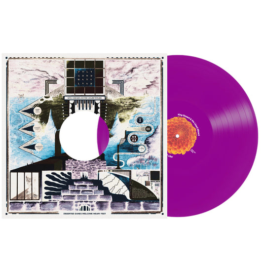 King Gizzard & The Lizard Wizard Polygondwanaland (100% Recycled Plastic (r-PET), 180 Gram Translucent Purple)