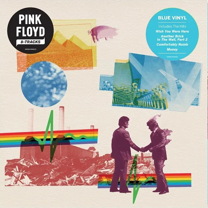Pink Floyd 8-Tracks (Limited Edition, 180 Gram Blue Colored Vinyl) [Import]