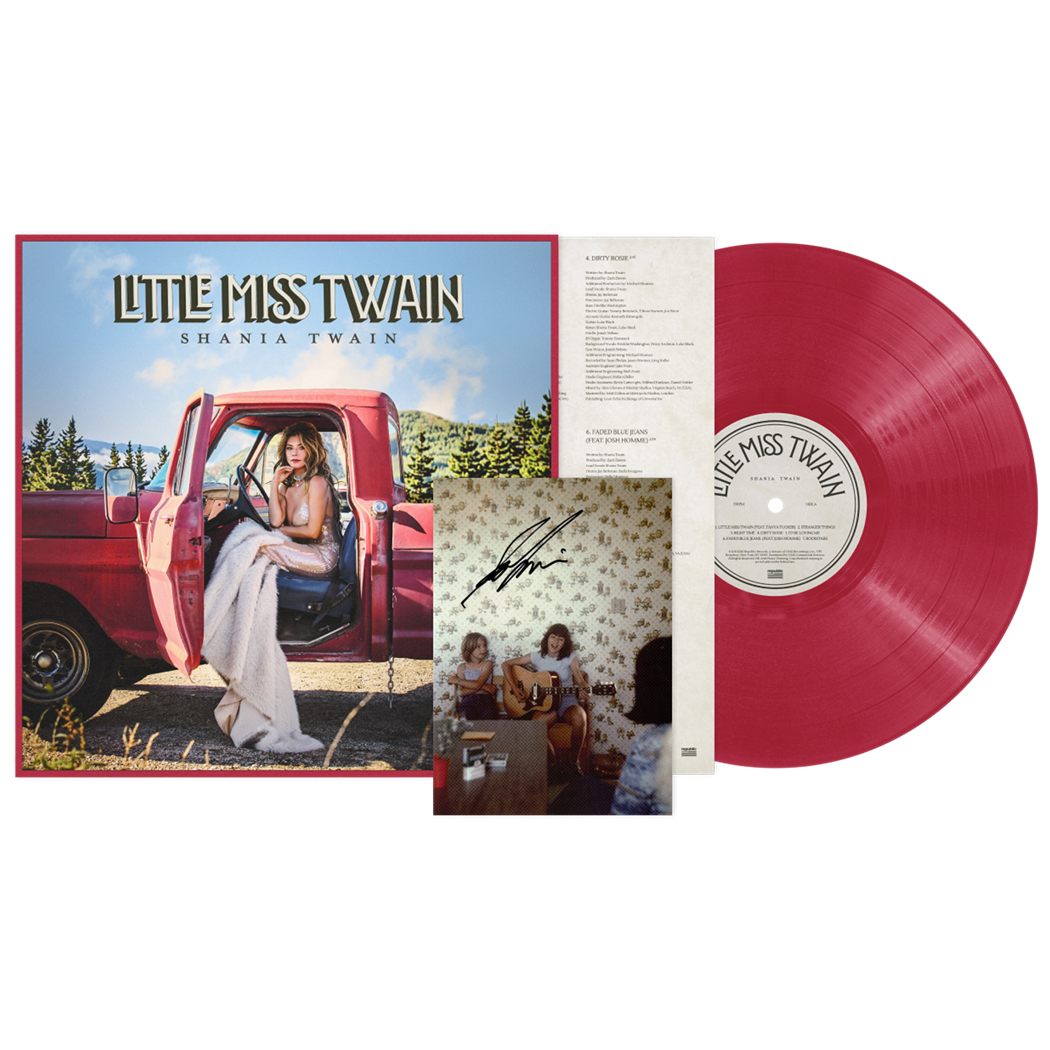 Shania Twain Little Miss Twain (Limited Indie Exclusive) [Rosie Red LP] [Signed Insert]
