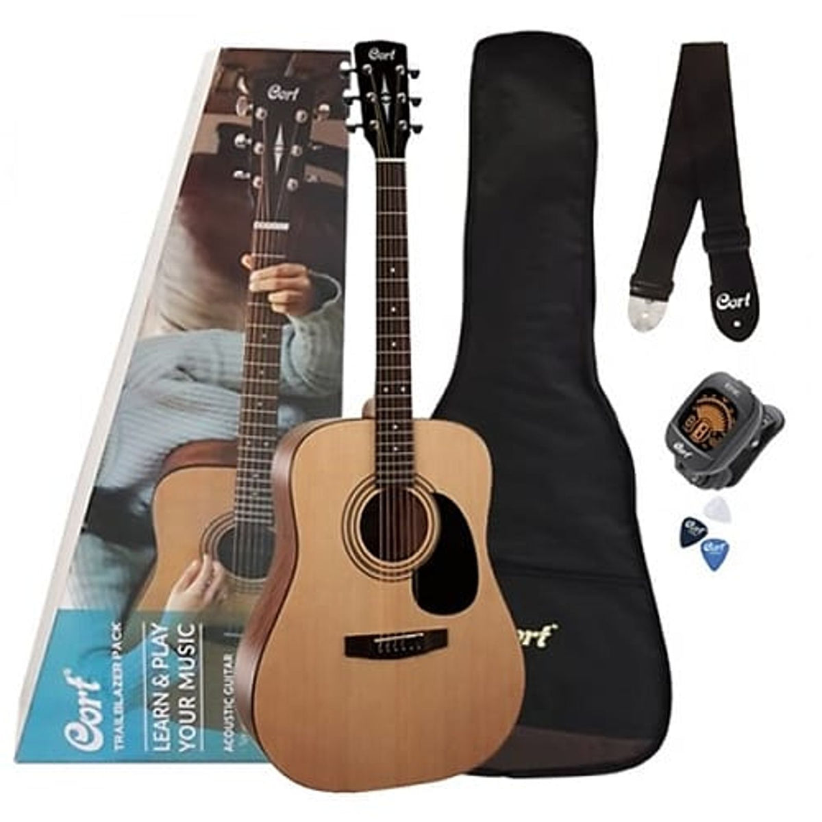 Cort CAP10OP Trailblazer Acoustic Guitar Pack